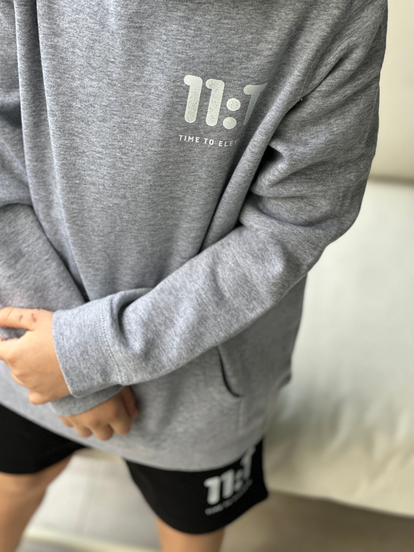 Game Time Hoodie - Grey Marle
